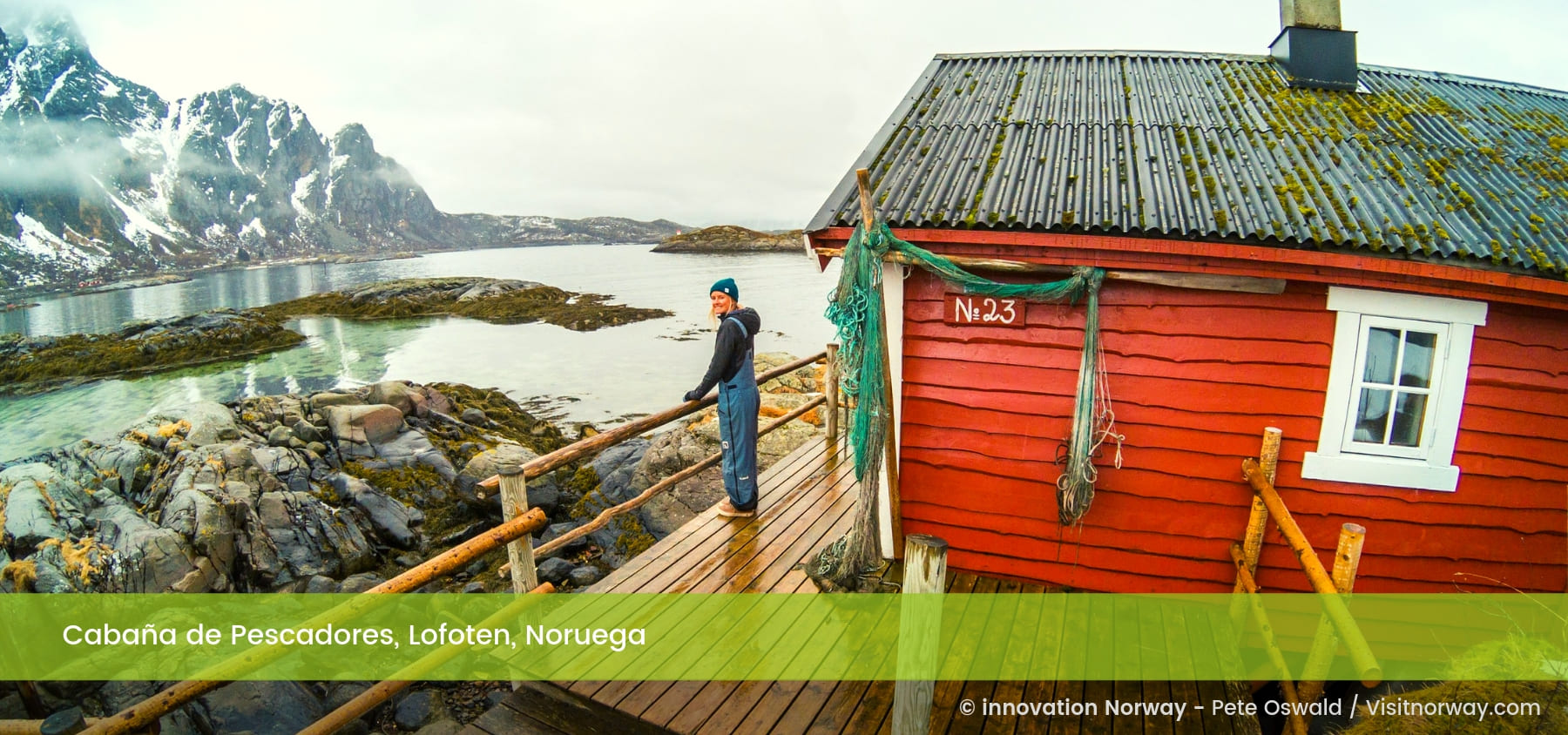 Cabaña de Pescadores, Lofoten, Noruega